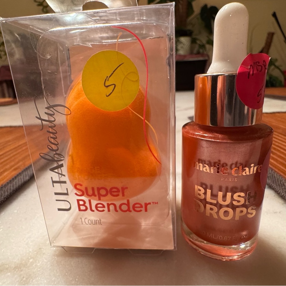 Marie Claire Blush Drops with Ulta blender sponge  brand new